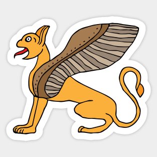 Scythian griffin Sticker